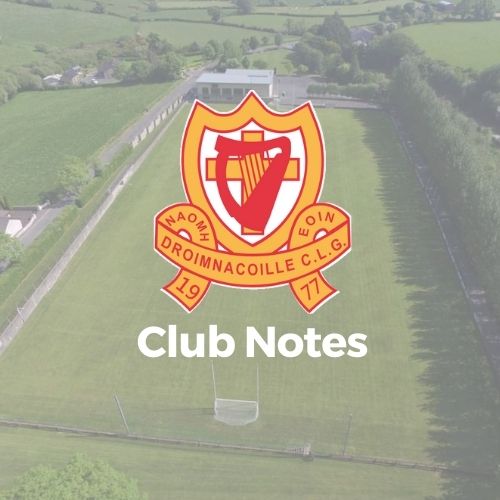 Read more about the article Club Notes 23 May 2022