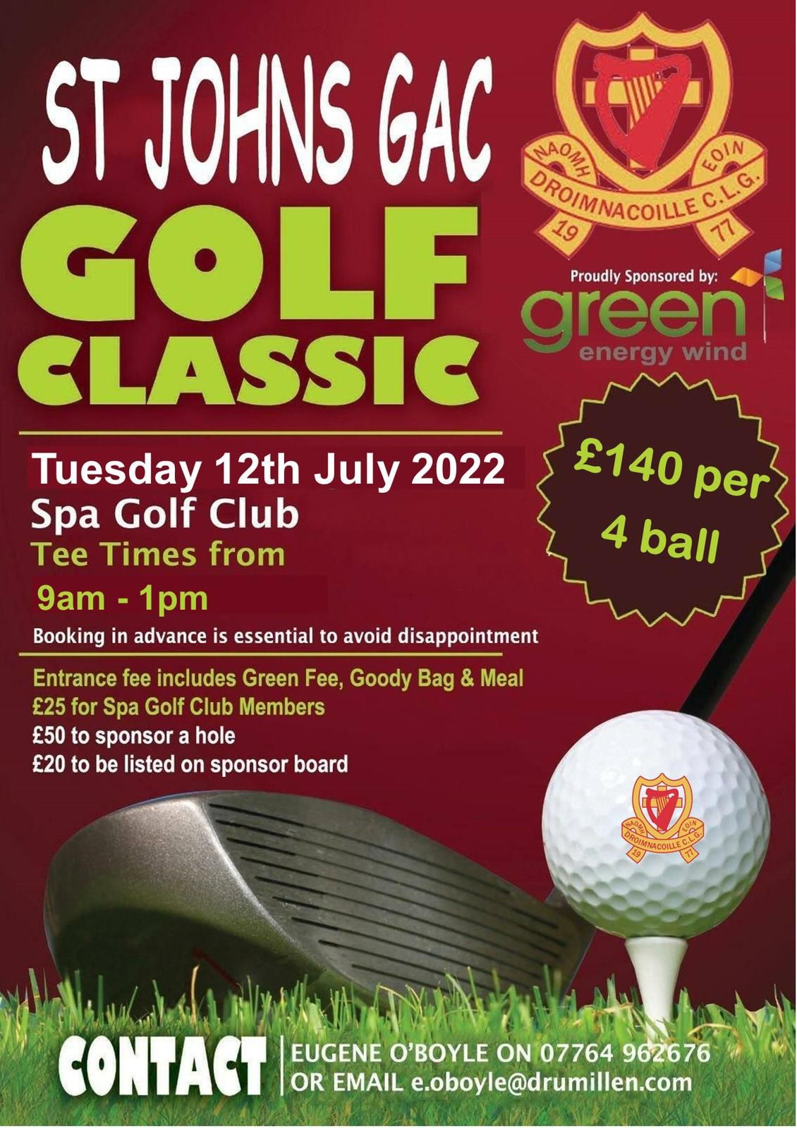 Read more about the article St Johns Annual Golf Tournament